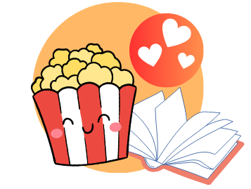 ✨🍿 Popcorn and Page-Turners 📖✨